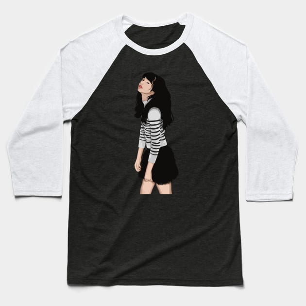 Nana Komatsu Baseball T-Shirt by siddick49